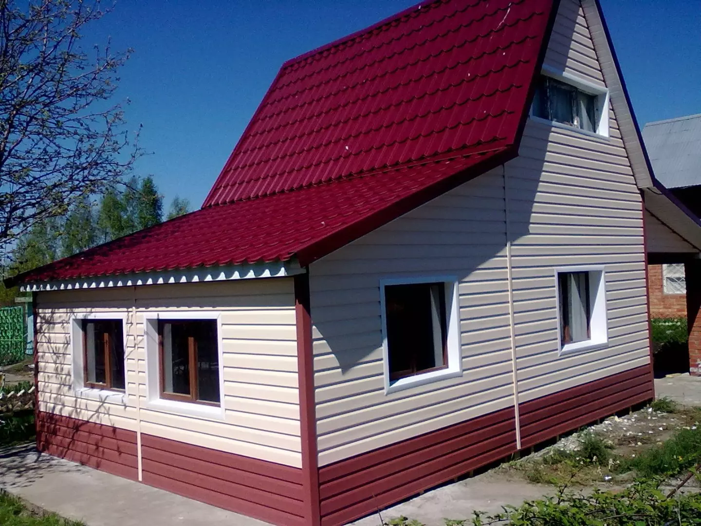 Металлочерепица Супермонтеррей 0,4мм RAL 3005