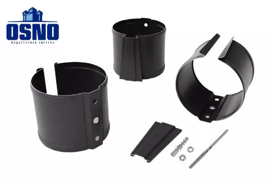 Держатель трубы OSNO D90 (на кирпич) RAL 7024