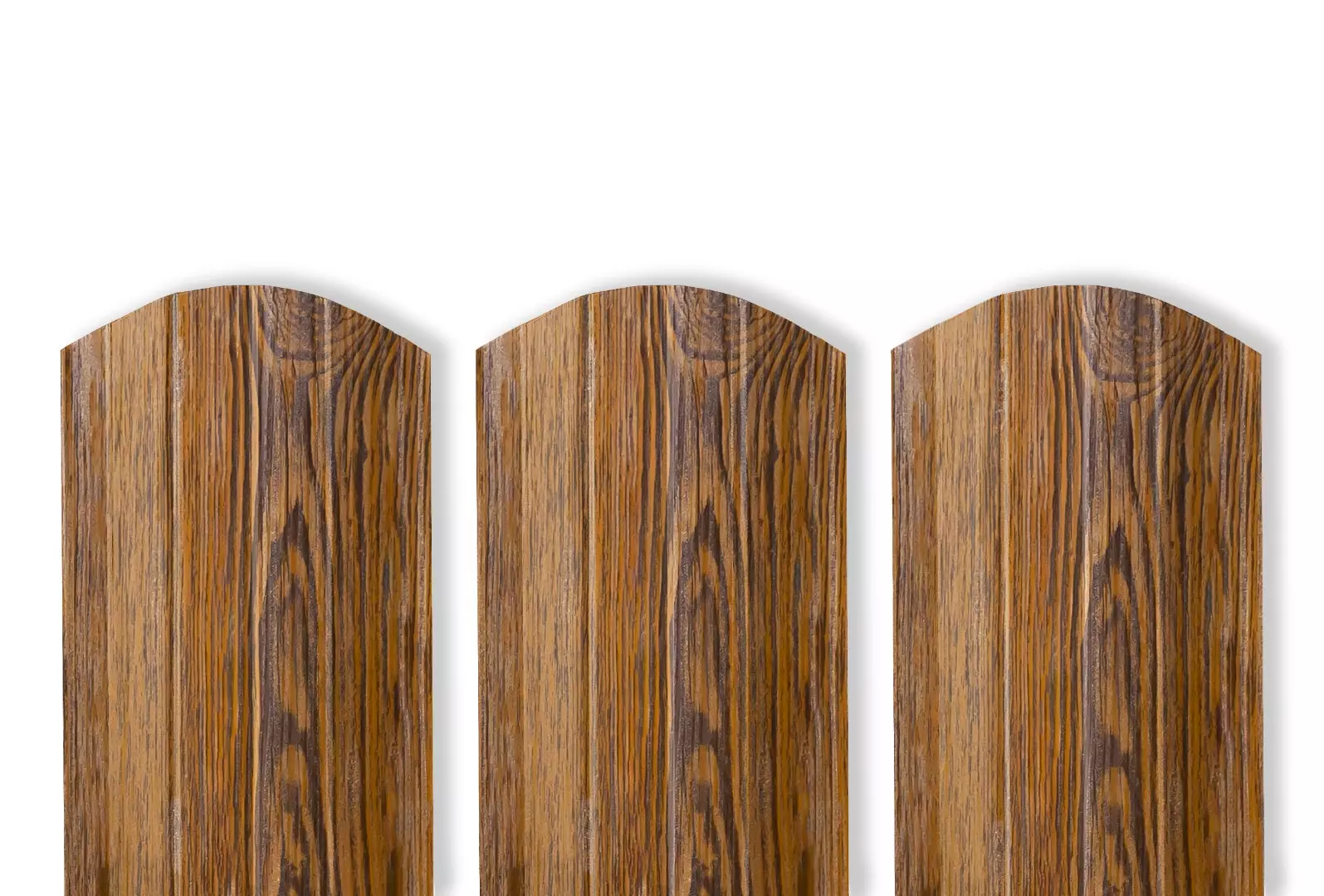 Штакетник ЕВРОПЛАНКА ПРЕСТИЖ 0,45 Матовое золото