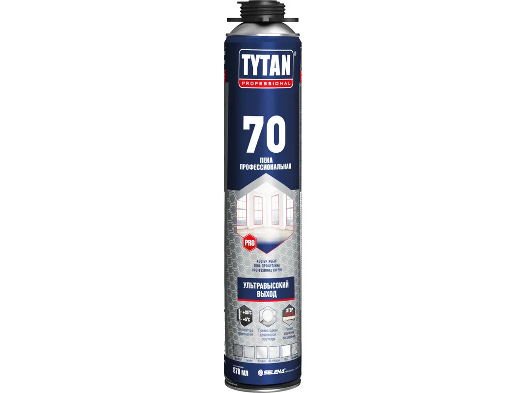Пена монтажная профессиональная TYTAN PROFESSIONAL ULTRA 70 (870мл)