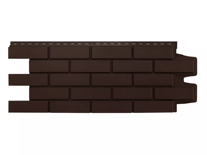 Фасадная панель Grand Line Клинкерный кирпич Classic шоколадный