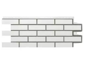 Фасадная панель Grand Line Клинкерный кирпич Design молочный (шов RAL 7006)
