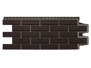 Фасадная панель Grand Line Клинкерный кирпич Design шоколадный (шов RAL 7006)