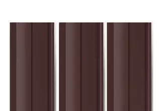 Штакетник ЕВРОПЛАНКА (прямой рез) 0,45 RAL 8017