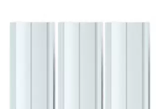 Штакетник ЕВРОПЛАНКА (прямой рез) 0,45 RAL 9003